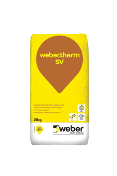 Picture of ბათქაში თბოიზოლაციისთვის 25 კგ - WEBER THERM SV 25 KG