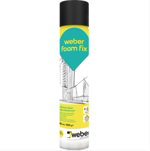 Picture of სამონტაჟო წებო-ქაფი - WEBER Foam Fix 900 გრ